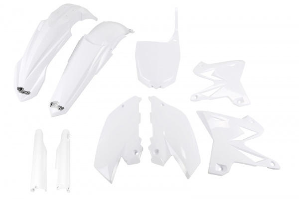 Full Plastic Kit white for Yamaha YZ 125 (2005-07) - YZ 250 (2005-07)